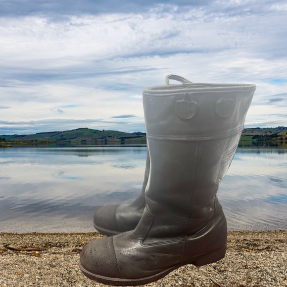 Well Worn Vintage Firefighter Boots Size 13W 13 Wide - Picture 5 of 14
